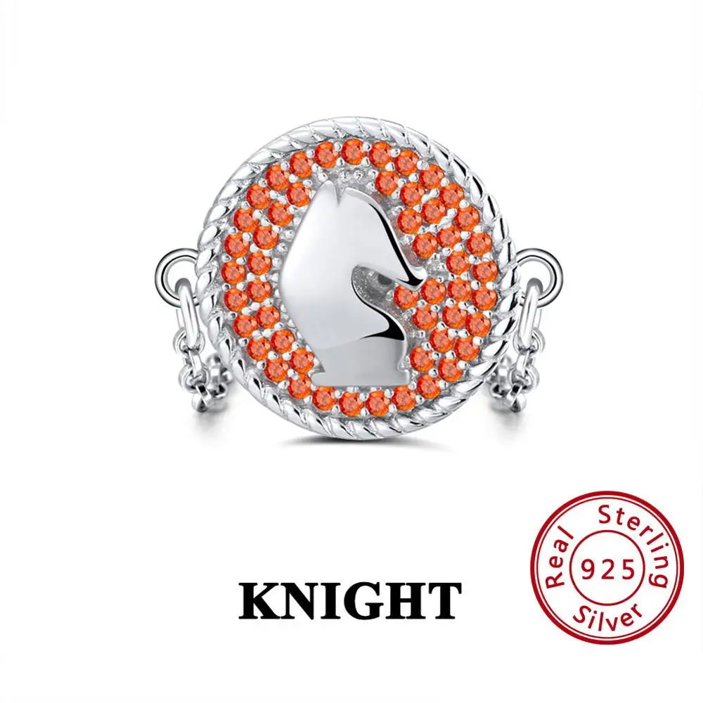 SR108 ORSA JEWELS, одноцветное, 925 пробы, серебряное, для женщин, шахматы, тематические кольца, AAA кубический циркон, модная, круглая цепочка, кольцо на палец, ювелирное изделие SR108 - Цвет камня: SR108