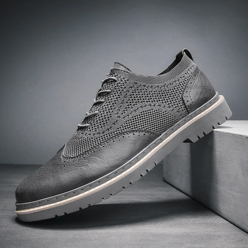 Мужские мокасины ручной работы из натуральной кожи на шнуровке лоферы удобная