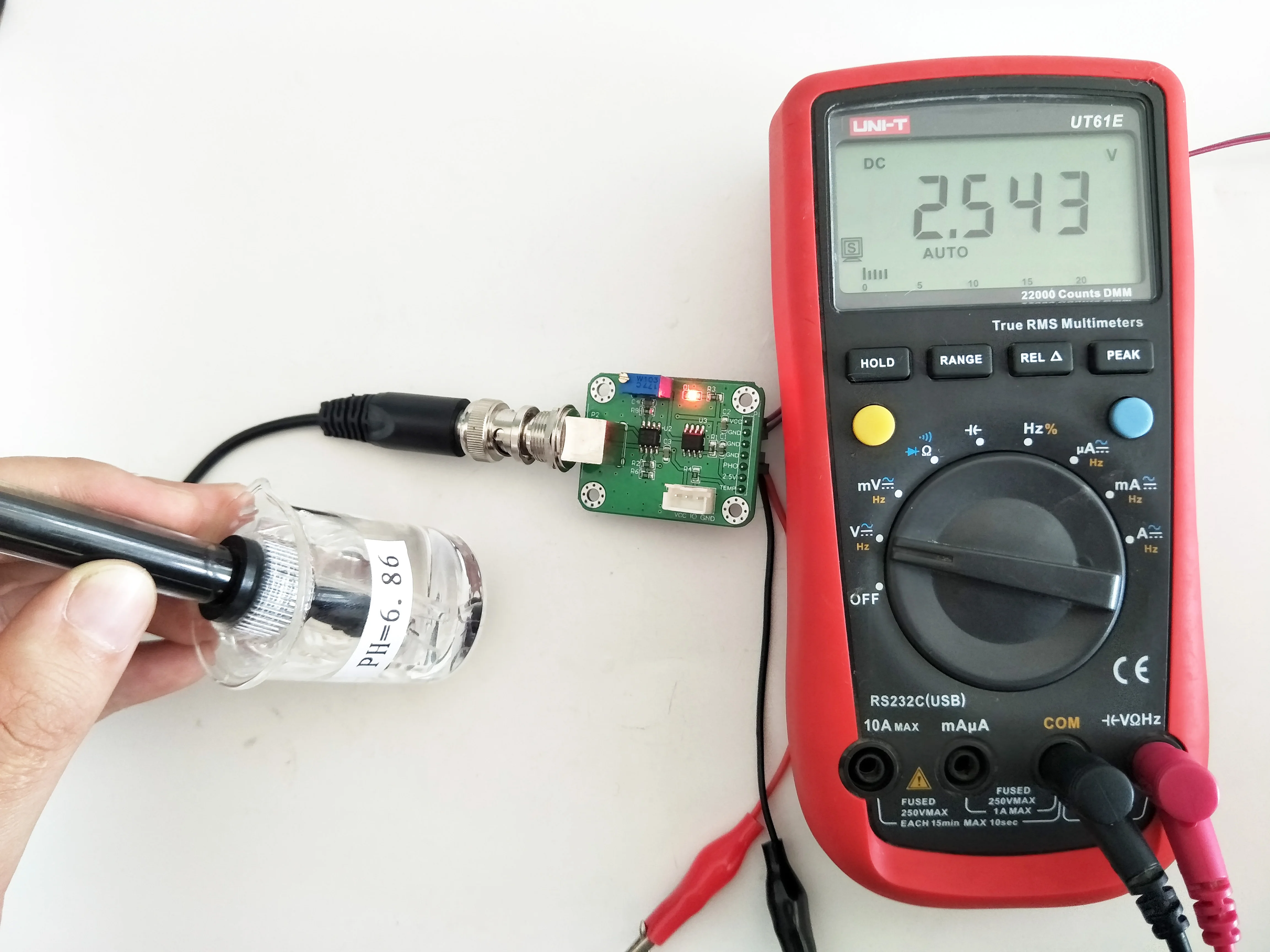 Módulo de sensor de aquisição de valor