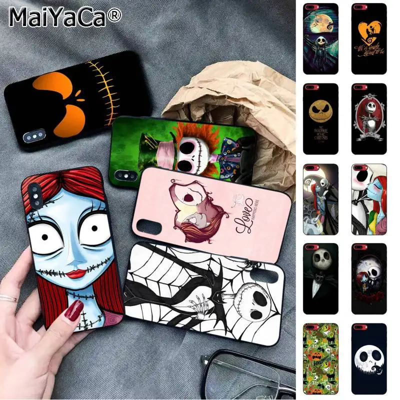 

MaiYaCa The nightmare before christmas sally Halloween DIY Luxury phone Case for iPhone 11 pro XS MAX 8 7 6 6S Plus X 5 5S SE XR