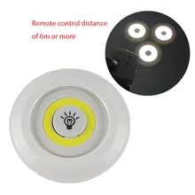 Затемнения светодиодный свет под кабинет с пультом дистанционного управления Управление Батарея батарейках светодиодный шкафы огни для шкаф для одежды ванная освещение