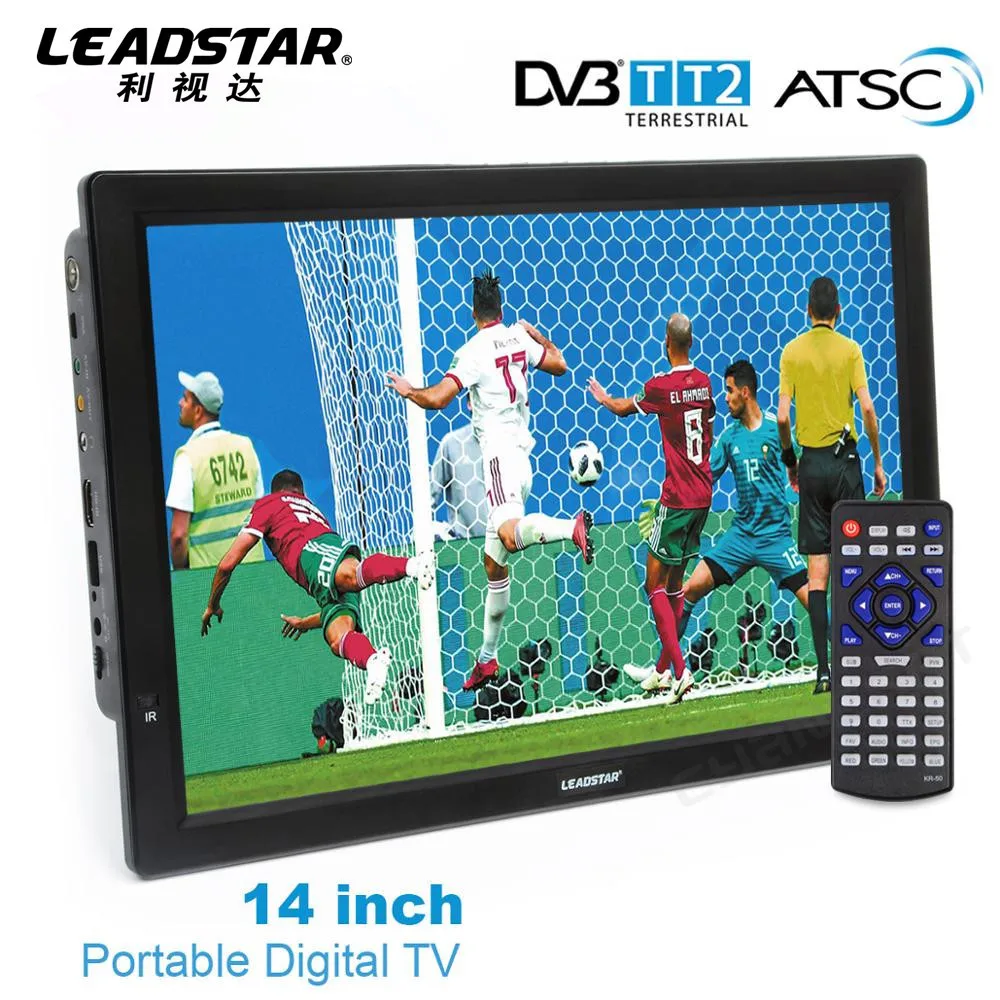 

Leadstar 14.1-Inch D14 with Numbers Television DVBT2 ATSC Radio USB Drive Play High-definition H.265 Car Mounted