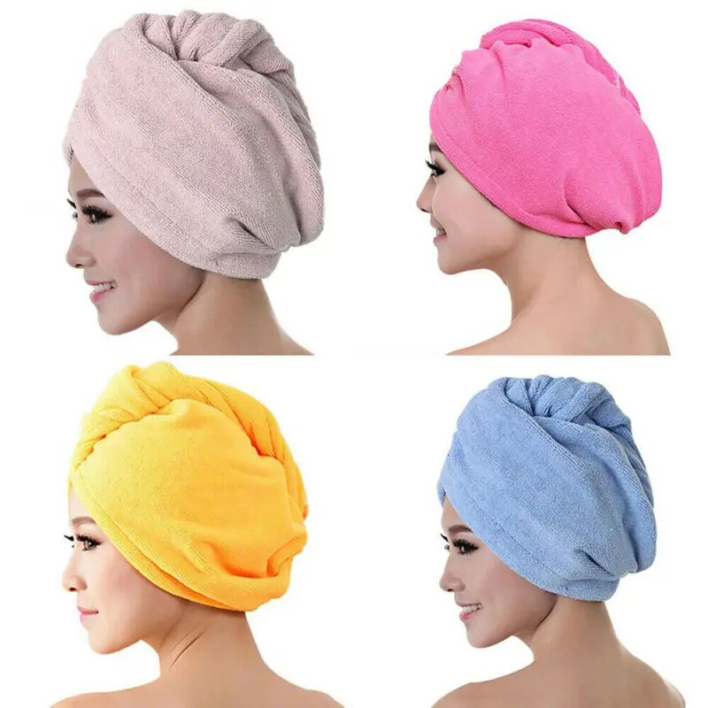 Rapid Quick Drying Hair Towel Quick Dry Hair Hat Bath Wrapped Towel