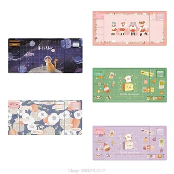 

Oversized Waterproof PU Cartoon Mousepad Writing Pad Office Gamer Computer Desk Mat 70x32.8cm S04 20 Dropship
