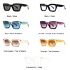SO&EI Fashion Cat Eye Sunglasses Women Brand Designer Retro Square Blue Purple Eyewear Female Nails Sun Glasses Shades UV400 Men ► Photo 3/6