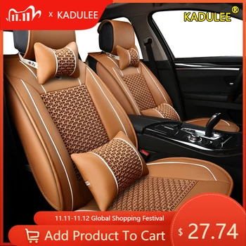 

KADULEE 1pcs car seat cover For infiniti qx70 fx qx60 fx37 qx50 ex qx56 q50 q60 qx80 g35 accessories seat covers for seats Cars