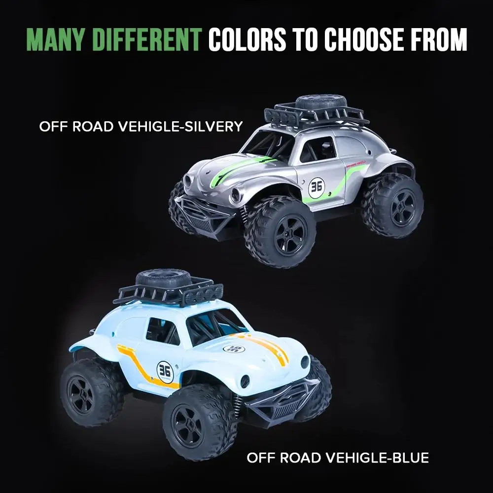 Радиоуправляемые Машинки Игрушки с дистанционным управлением MN36 внедорожный автомобиль для скалолазания 1:18 beetle две оправка колеса Детская Молодежная модель синий, серебристый 2,4 ГГц