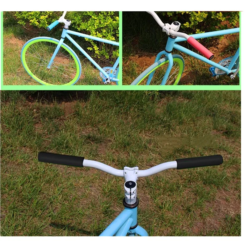 1 пара велосипедных ручек горный MTB силиконовый велосипедный руль мягкие Нескользящие ручки