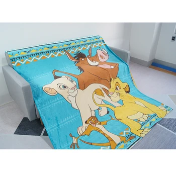 

Disney Leopard Simba Lion King Super Soft Flannel Blanket Throw for Children Kids Boys Adults Bedsheet 160x190cm