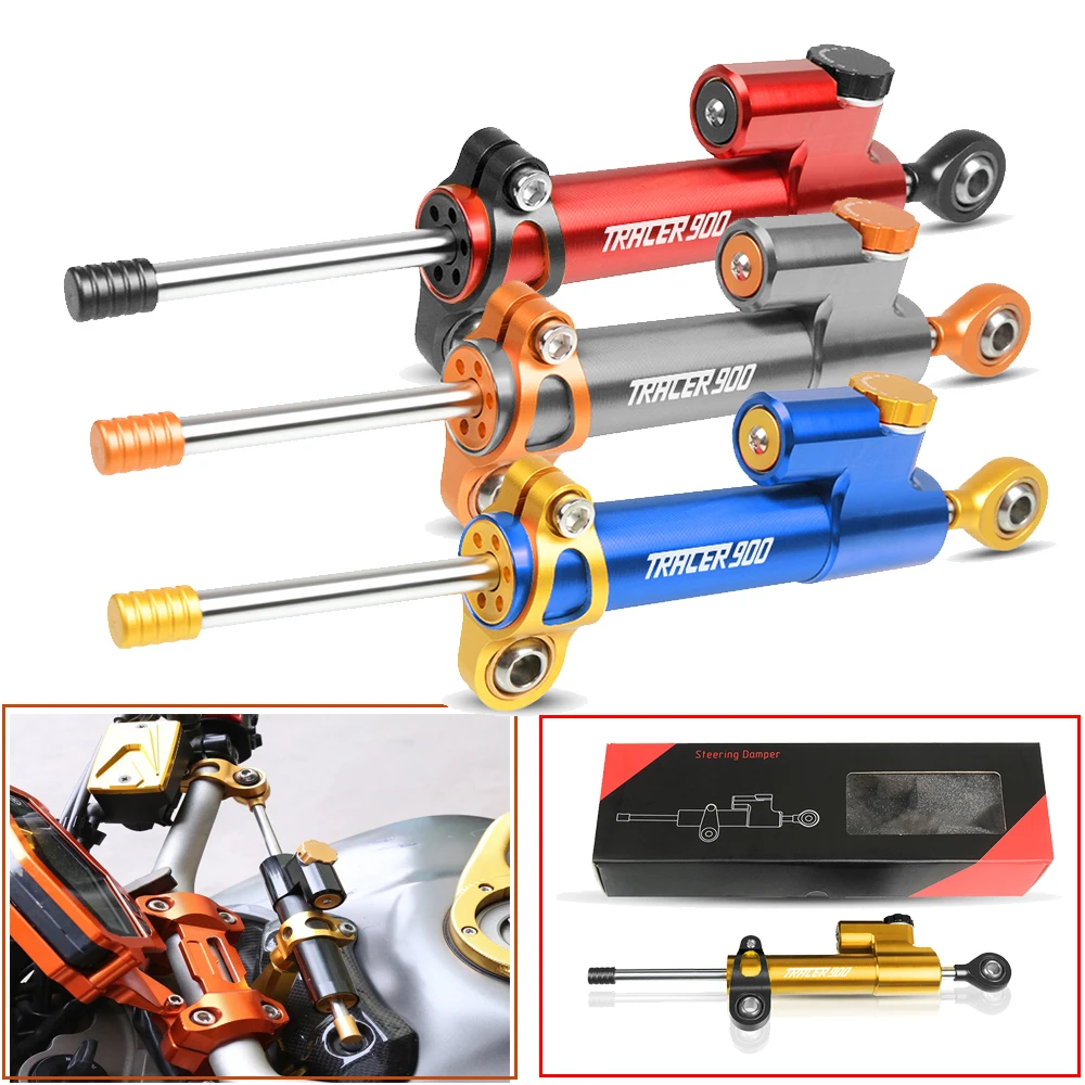 

Moto CNC Motorcycle Steering Damper Stabilizer Linear Reversed Safety Control Over For YAMAHA Tracer 900/GT Tracer900 GT 2018