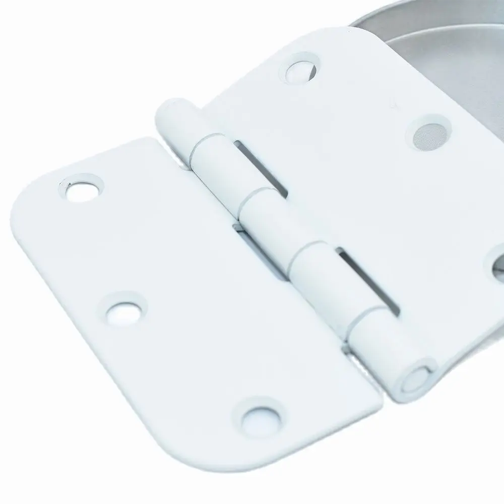 White Metal Hinges Butt Hinges Cabinet Decorative Door Closet Hinge Folding Box for Cabinets Wooden Cases