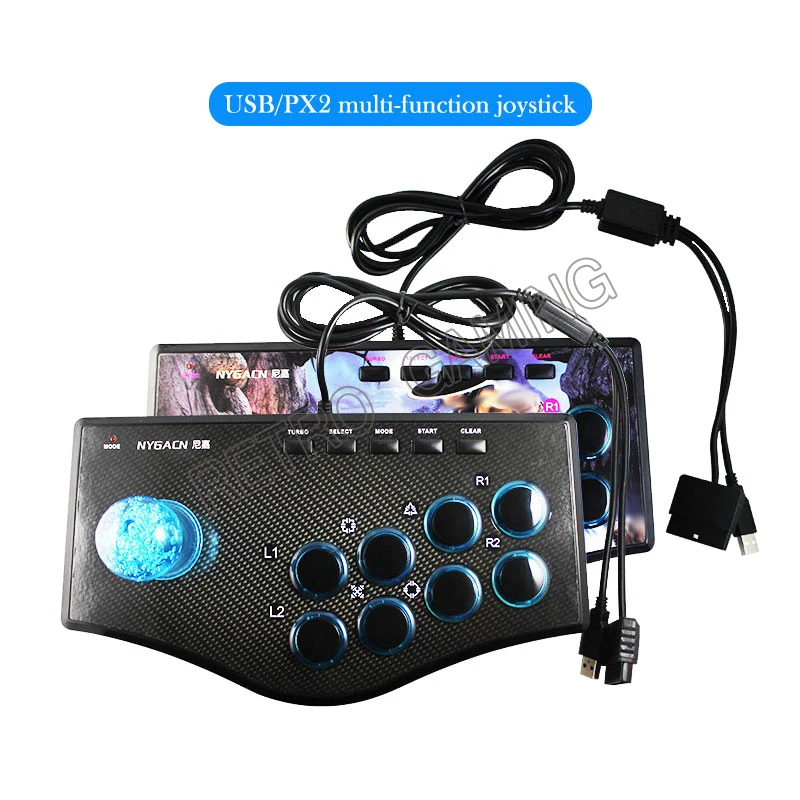 USB Arcade Joystick Street Fighting Gamepad controller For PS2/PS3/PC/Android Smart TV more Hot games with 1.8 Meter ipega pg 9167 bt 4 0 wireless gamepad stretchable game controller joystick for android mobile phone pc tablet