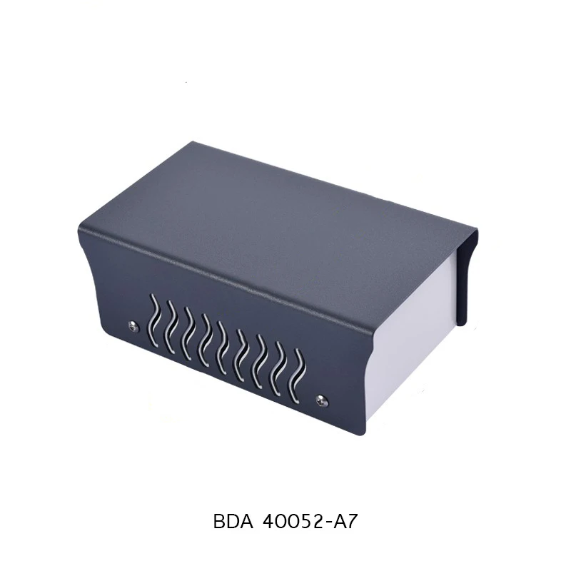 Железный корпус DIY электрическая коробка железная распределительная коробка Железный чехол для инструментов на заказ Рабочий стол высококачественный корпус 140*90*60 мм - Цвет: BDA40052-A7