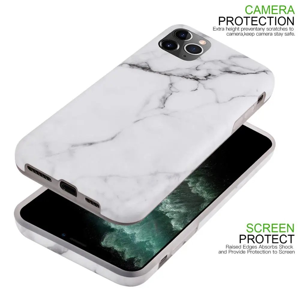 Netarlier Классический белый мраморный чехол для телефона iPhone11 11 Pro 7Plus 8 XR XS Max