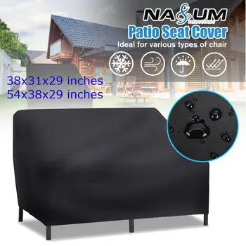 

Waterproof Chair cover and Windproof Patio Chair Cover Single Double Pull-down rope 4 buckles Double-needle edging Storage bag