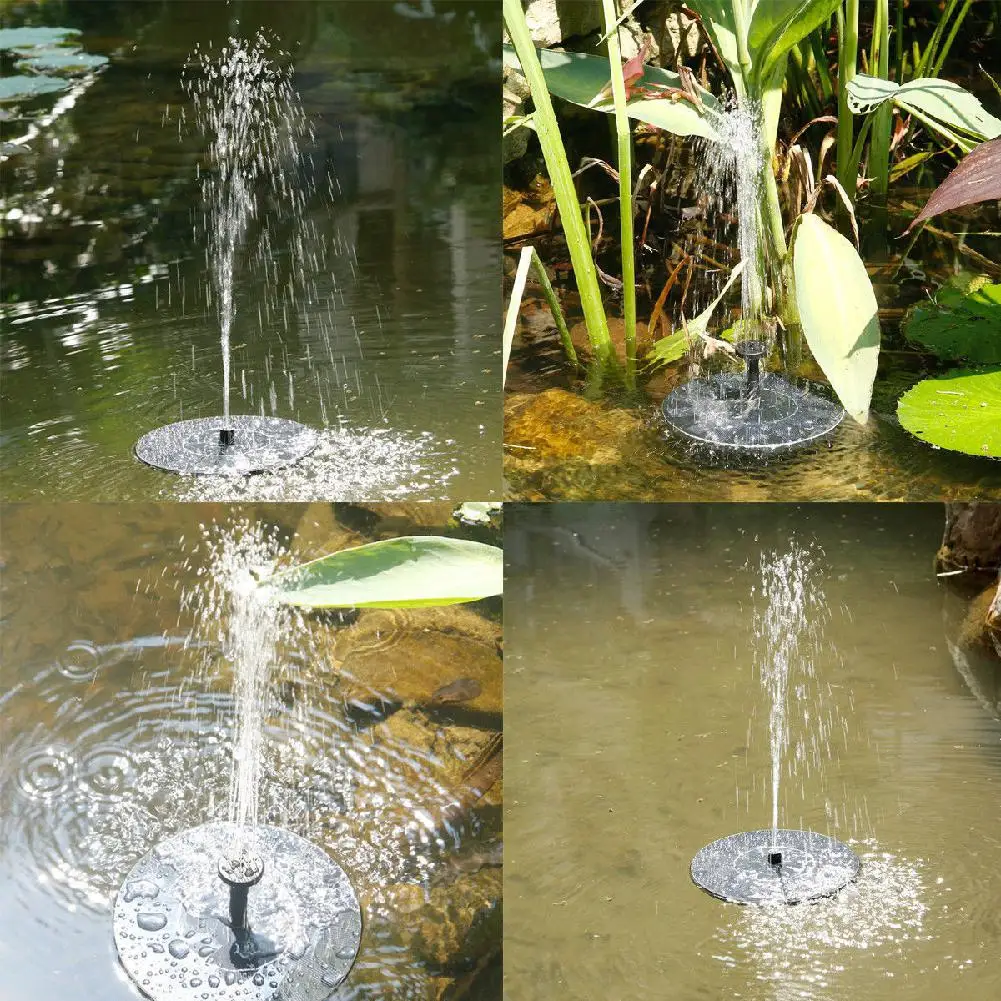 Мини плавающие, для освещения фонтан воды для солнечная панель на открытом воздухе фонтан плавающий фонтан украшения сада