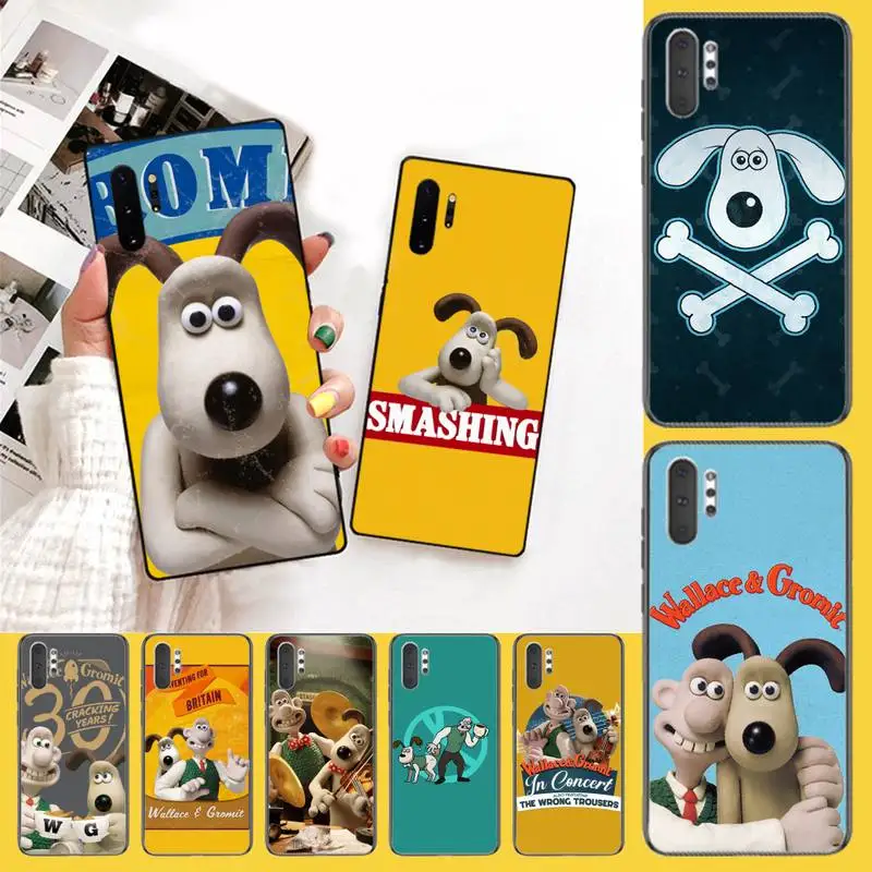 NBDRUICAI Animation Wallace and Gromit Phone Case For Samsung Galaxy J7 J8 J6 Plus 2018 Prime Note 7 8 9 10 pro | Мобильные телефоны