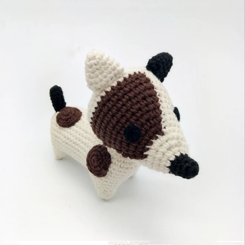 

Pets dog Hand-Woven Baby Stuffed Plush Animals Toy Doll Cute Sleeping Children Birthday Gift Creative handicraft Decoration