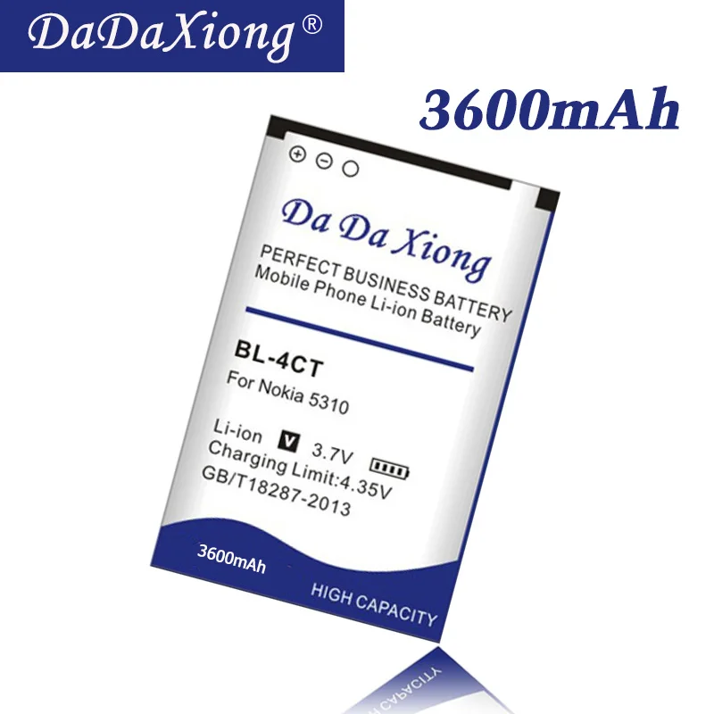 Оригинальный аккумулятор Da Xiong 3600 мАч BL 4CT BL4CT Li Ion для телефона Nokia 5310 5630XM 7212C 7210C 6600F|Аккумуляторы для мобильных телефонов| | АлиЭкспресс