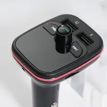 QC 3.0 Handsfree 5.0 Fm Transmitter Modulator Car Bluetooth Card Adapter Player Car Kit TF USB Dual Charger Music Car Fast O8J0