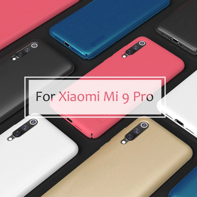 Для xiaomi mi 9 pro 5g чехол 6,39 NILLKIN матовый ПК Жесткий Чехол на заднюю панель Подарочный держатель для телефона для xiaomi mi 9 pro глобальная версия