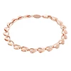 15 Style choisir femmes hommes fille 585 or Rose couleur bordure/tissage Bracelets chaînes bijoux 18cm-23cm ► Photo 3/6