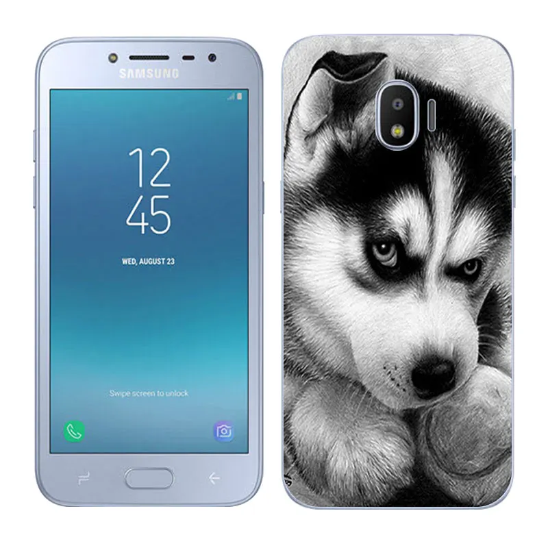 Модный чехол для Samsung Galaxy J2 Core Pro J6 J4 Plus из мягкого силикона с рисунком ТПУ чехлы для телефонов Galaxy J8 J6 J4 EU - Цвет: 18