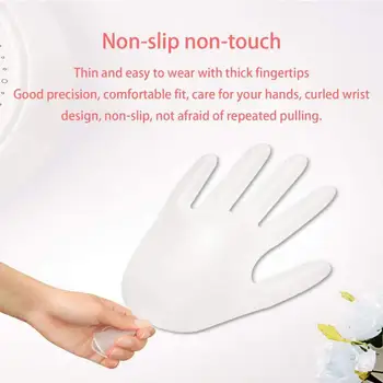 

100 pcs Transparent Disposable Gloves Latex pvc Dishwashing/Kitchen/ /Work/Rubber/Garden/Food Gloves Universal