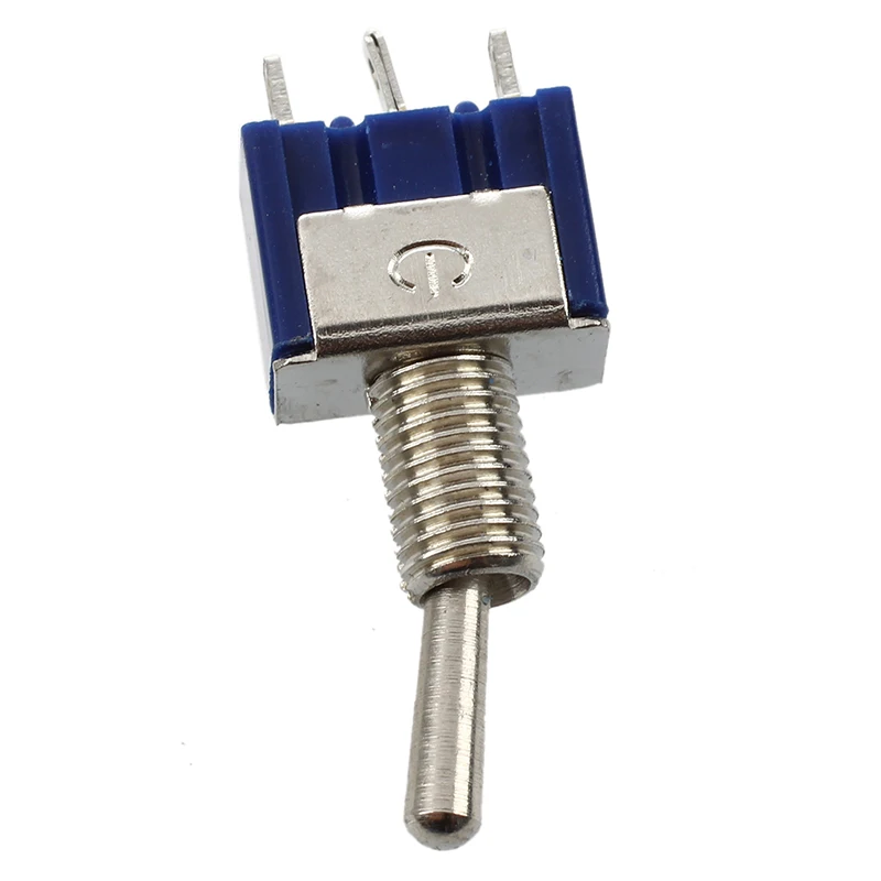 3-положение фиксация SPST Мини тумблер 6A 125VAC 3A 250VAC 10 шт