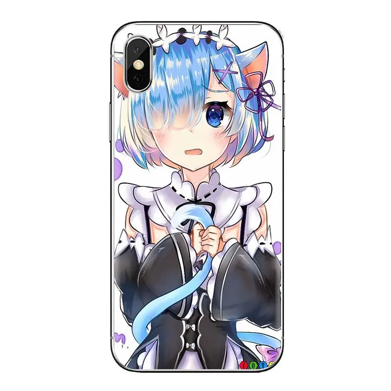 Японская аниме милая девочка Rem Re Zero для Oneplus 3T 5T 6T Nokia 2 3 5 6 8 9 230 3310 1 7 Plus 2017 2018 мягкий