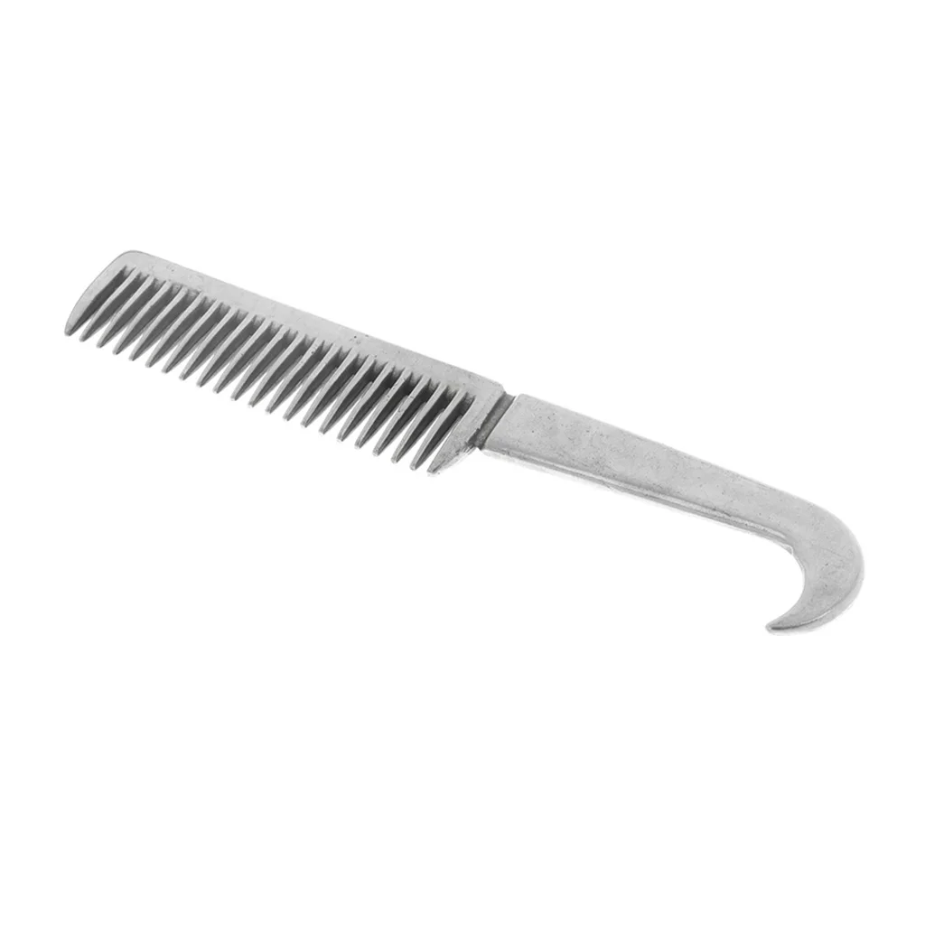 Durable Horse Pony Grooming Tool Curry Comb Silver Horse Care Durable Horse Pony Grooming Tool Curry Comb Silver Horse Care