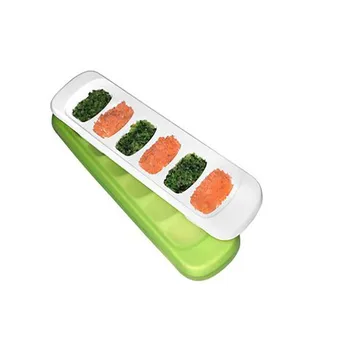 

Food Freezer For Baby Food Storage Container Ice Cube Trays Molds With Lid Cover Reusable Silicone Tray 2020 New