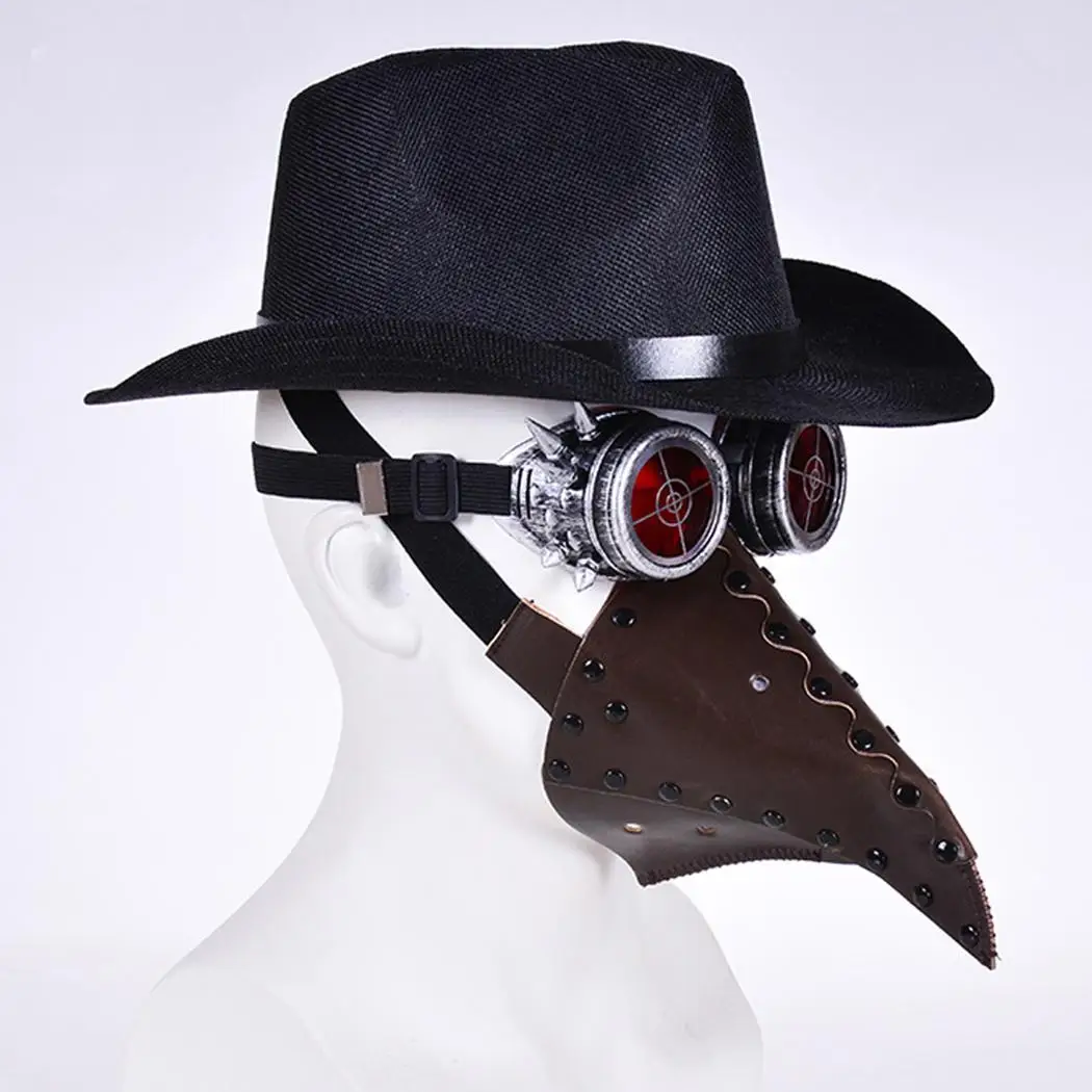 Чумной доктор маска клюв врачебная длинный нос ворона косплэй костюм набор