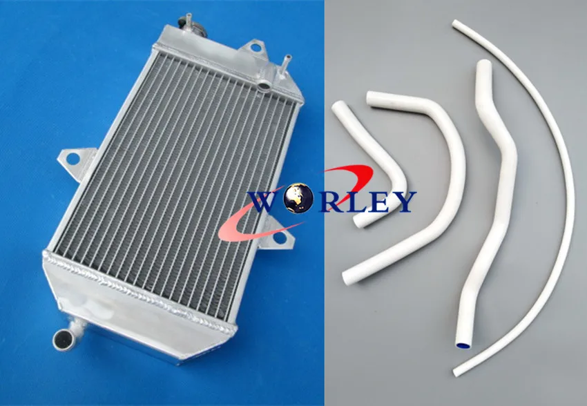 aluminum radiator +WHITE Hose for ATV banshee 350 YFZ350 87 07 06 YFZ