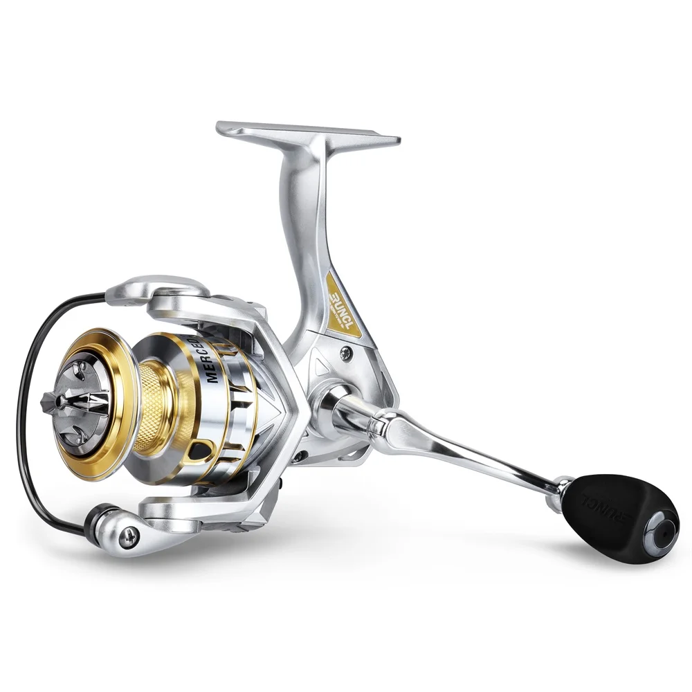 RUNCL Fishing Spinning Reel 11kg Max Drag 5.2:1 High Speed Metal Spool  Saltwater Reel carp fishing lightweight Fishing Send Line