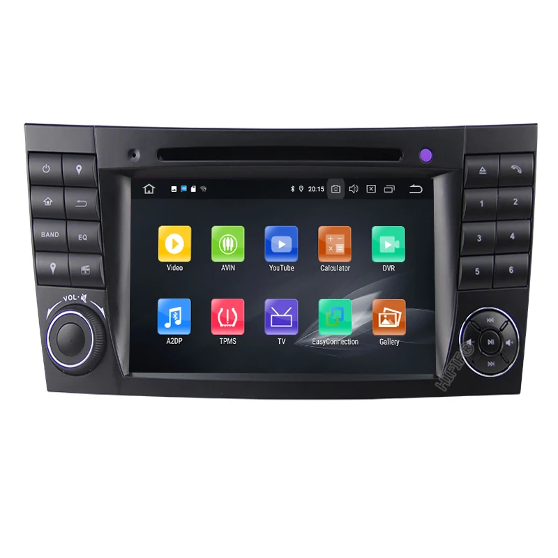 Excellent DSP IPS 4G+64G Android 9.0 din car DVD player For Mercedes Benz E-class W211 E200 E220 E300 E350 E240 E270 E280 CLS CLASS W219 1