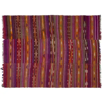 

Handmade Natural Oriental Vintage Turkish Rug Area Rug 197x266 Cm-6'6''X8'9''