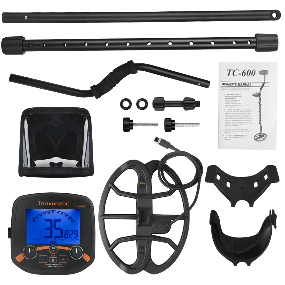 Depth Waterproof Metal Detector Underground 2m Gold Detector Digital display Pinpointing With backlight High frequency 19