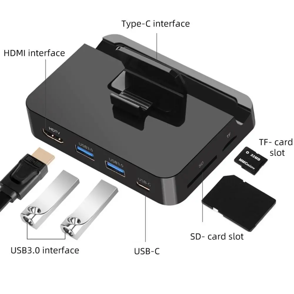 USB к HDMI док-станция адаптер питания для huawei P30 P20 Pro usb type-C концентратор док-станция для samsung S10 S9 Dex Pad станция