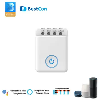 

1PC BroadLink Bestcon MCB1 DIY Wifi Switch Wireless Smart Home Automation WiFi Control Smart Switch Box Google Alexa
