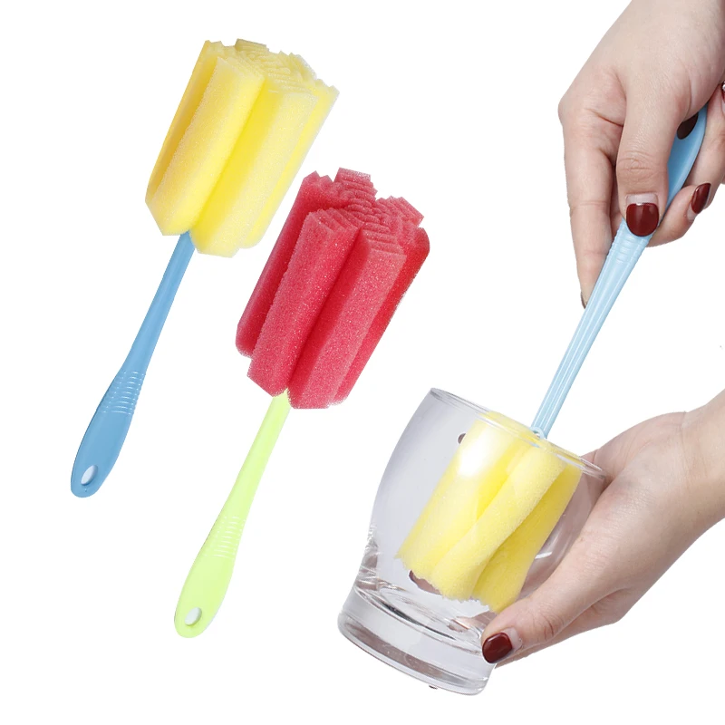 

3pcs/set Sponge Brush Bottle Cleaning Brush Kitchen cleaning tools