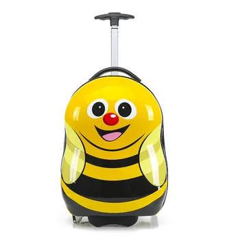 

New 16 inch Kids luggage School bag Cartoon Carry on luggage Suitcases and travel bags Maletas de viaje con ruedas envio gratis