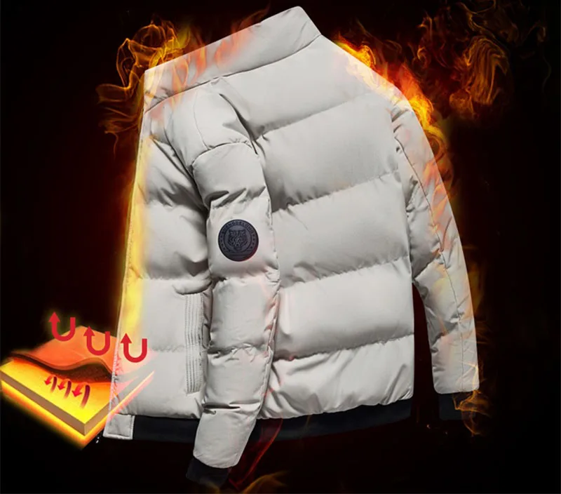 Плюс размер 6XL 7XL 8XL зимняя куртка мужская Толстая Уличная ветровка пальто мужской воротник-стойка хлопковая Парка мужская одежда верхняя одежда