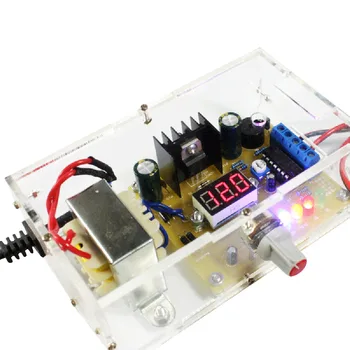 

Hot LM317 1.25V-12V Continuously Adjustable Regulated Voltage Power Supply DIY Kit EU