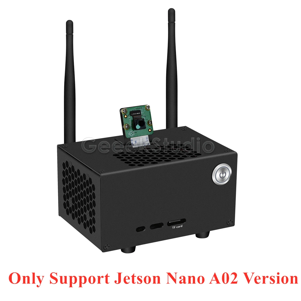 Новый Алюминиевый чехол для NVIDIA Jetson Nano Defender с тихим вентилятором 4010 4020 теплоотвод