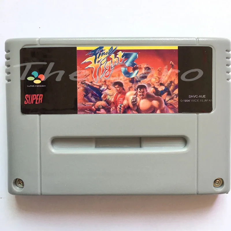 Final Fight 3 видеоигра на 16 бит карточки для супер игры консоль картридж карта для 46 pin EUR PAL версия игровой плеер