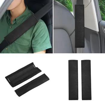 

2Pcs Car Van Soft Shoulder Harness Sleeve Plush Safety Seat Belt Pad Strap Cover