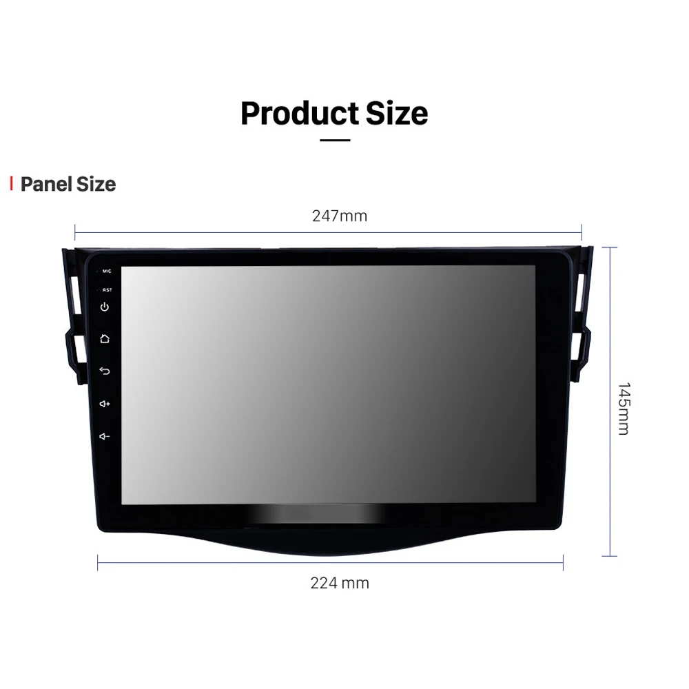 9 "2Din Android 1 автомобильное радио GPS навигация для Toyota RAV4 Rav 4 2007 2008 2009 2010 2011