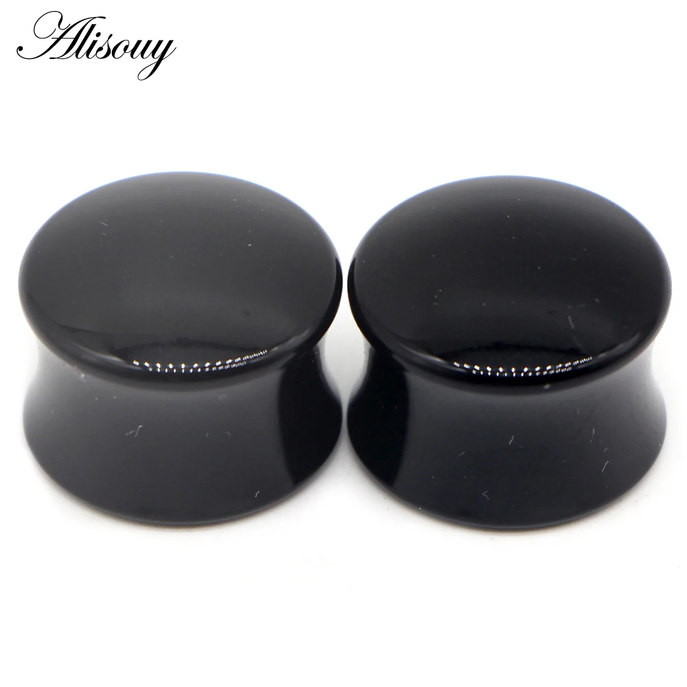 Acrylic Ear Tunnel Plug Ear Gauges Piercing Stretcher Body Jewelry 2pcs