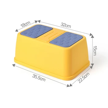 

Multi-Function Step Stool Anti-Slip Thicken Footstool Single/Double Layers Stool for Kids Children HKS99